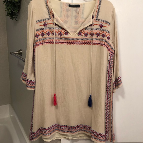THML Tops - Embroidered Tunic